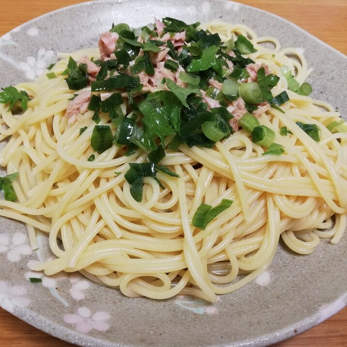 簡単すぎるぽん酢でシーチキンパスタ